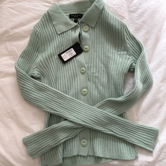 Rag & Bone Navaya Polo Cardigan - Picture 3 of 4